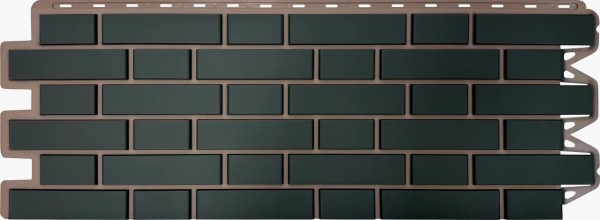 Фасадная панель Альта-Профиль, Кирпич Клинкерный, Графит купить в Рубцовске