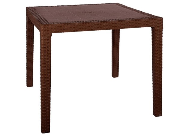 Стол квадратный FIJI Quatro Table Коричневый купить в Рубцовске