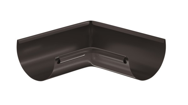 Водосток Aquasistem, система 125x90 - Угол желоба, внутренний 90° RR 32 Тёмно-Коричневый купить в Рубцовске