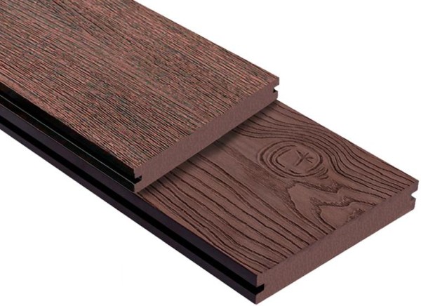 Террасная доска ДПК Outdoor 3D полнотелая STORM/OCEAN BROWN коричневая микс купить в Рубцовске