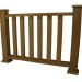 Ограждения из ДПК WOODVEX Кофе купить в Рубцовске