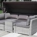Диван-Трансформер AFINA плетеный из иск. ротанга AFM-320G Grey купить в Рубцовске
