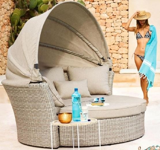 Диван-Трансформер AFINA плетеный из иск. ротанга AFM-325 Beige купить в Рубцовске