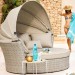 Диван-Трансформер AFINA плетеный из иск. ротанга AFM-325 Beige купить в Рубцовске