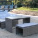 Диван-Трансформер AFINA плетеный из иск. ротанга S330G-W78 Grey купить в Рубцовске