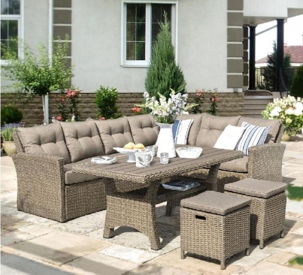 Комплект мебели AFINA плетеной из иск. ротанга AFM-307B Beige купить в Рубцовске