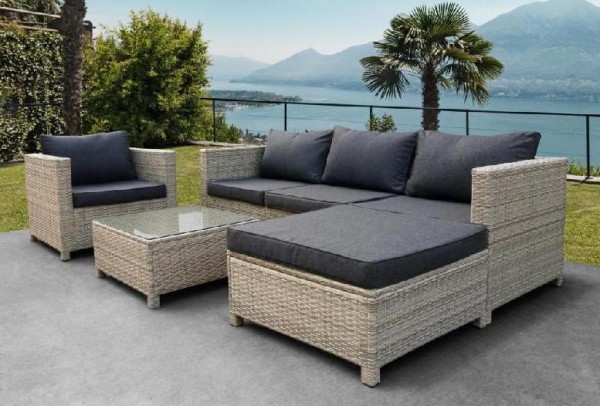 Комплект мебели AFINA плетеной из иск. ротанга YR821G Grey/Grey купить в Рубцовске