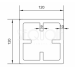 Столб SEQUOIA Evolution 3D WOOD GRAY купить в Рубцовске