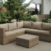 Комплект мебели AFINA плетеной из иск. ротанга YR825B Beige купить в Рубцовске