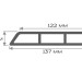 Доска Ромбус 3D ДПК Outdoor STORM GREY серая микс купить в Рубцовске