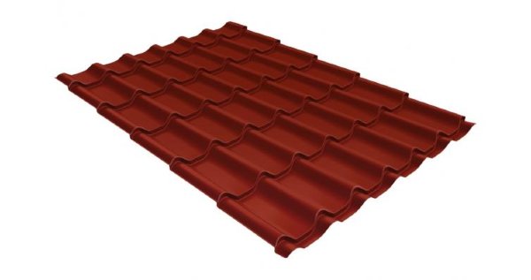 Металлочерепица классик 0,5 Satin RAL 3009 оксидно-красный купить в Рубцовске