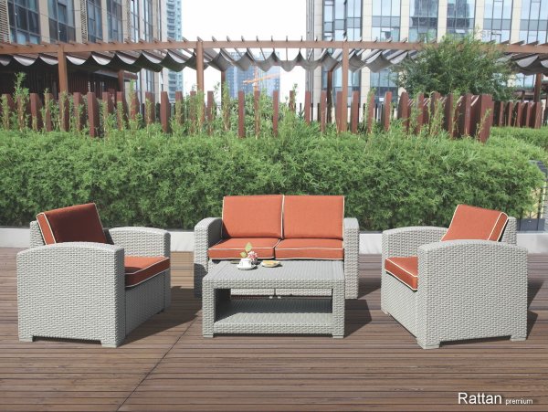 Уличные диваны и кресла коллекции Rattan Premium 4 купить в Рубцовске