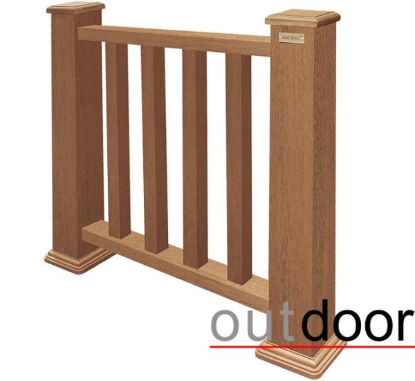 Ограждение из ДПК Outdoor Классик 3D STORM дуб купить в Рубцовске