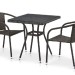 Комплект плетеной мебели AFINA из иск. ротанга T282BNT/Y137C-W53 Brown 2Pcs купить в Рубцовске