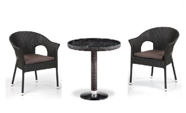Комплект плетеной мебели AFINA из иск. ротанга T601/Y79A-W53 Brown 2Pcs купить в Рубцовске