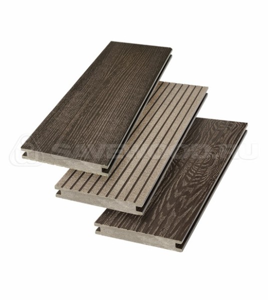 Террасная доска SW Fraxinus (R) полнотелая «SaveWood» Темно-коричневый купить в Рубцовске