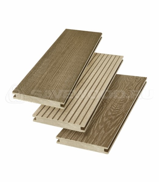 Террасная доска SW Fraxinus (R) полнотелая «SaveWood» Тик купить в Рубцовске