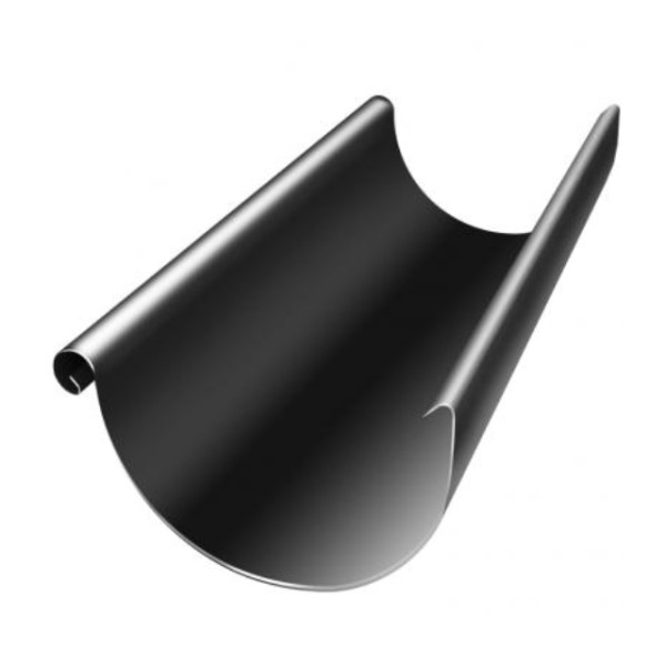 Водосток Grand Line 125x90 – Желоб 3м RAL 9005 купить в Рубцовске