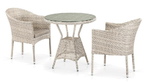 Комплект плетеной мебели AFINA из иск. ротанга T705ANT/Y350-W85 Latte 2Pcs купить в Рубцовске