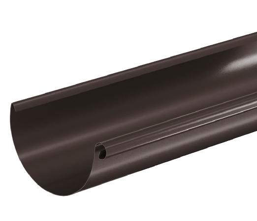 Водосток Aquasistem, система 150/100 - Водосточный желоб 3.00м RR 32 Тёмно Коричневый купить в Рубцовске