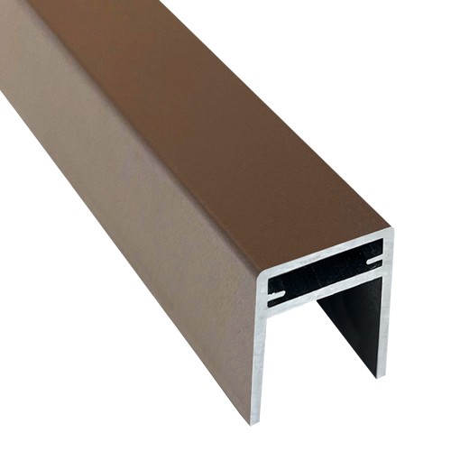 П-профиль Алюминиевый EasyDecking 35x25 Венге купить в Рубцовске