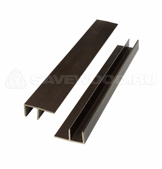 F-профиль ДПК Savewood – Тёмно-коричневый купить в Рубцовске
