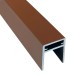 П-профиль Алюминиевый EasyDecking 35x25 Коричневый купить в Рубцовске