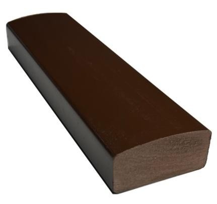 Лавочный брус Ecodecking Некст полнотелый глянцевый 70х35 шоколад купить в Рубцовске