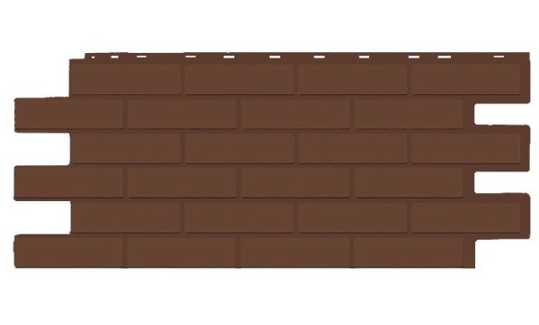 Фасадная панель T-Siding Кирпич Модерн Эко Браун купить в Рубцовске