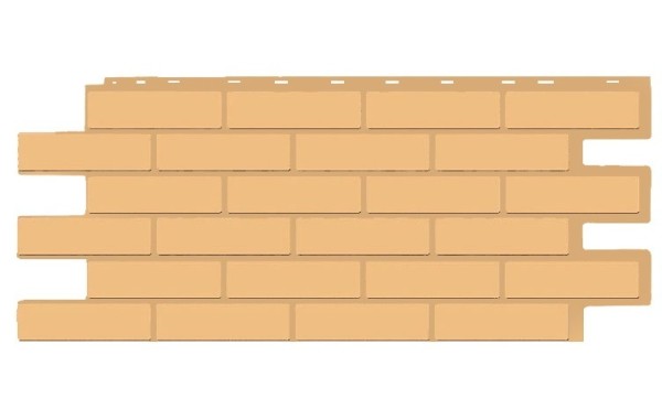 Фасадная панель T-Siding Кирпич Модерн Эко Крем купить в Рубцовске