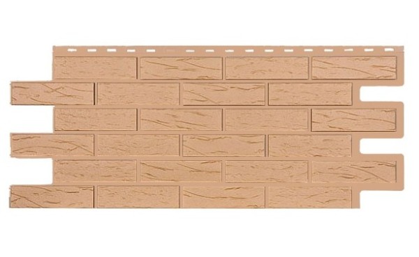 Фасадная панель T-Siding Кирпич Саман Эко Крем купить в Рубцовске