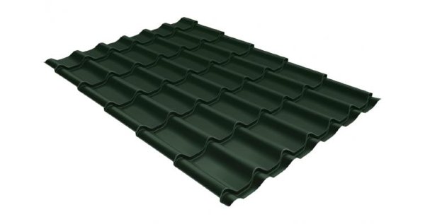 Металлочерепица классик 0,5 Satin RR 11 темно-зеленый купить в Рубцовске
